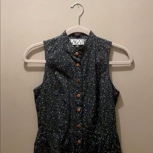 Dusen Dusen Sleeveless Banded Collar Dress Size 2